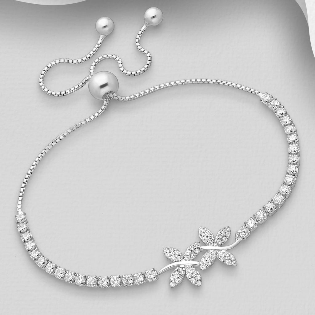 Sterling Silver Butterfly Bracelet