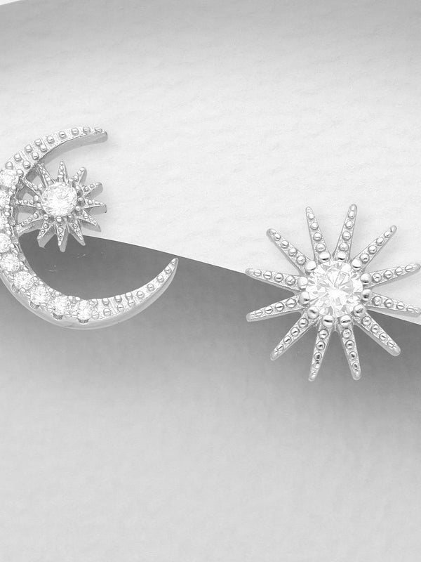 Moon And Star Earrings