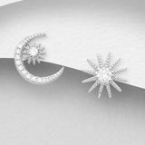 Moon And Star Earrings