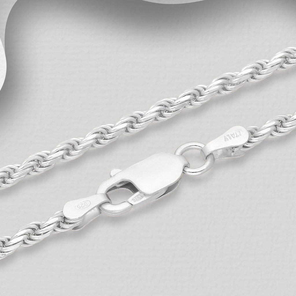 Sterling Silver Rope Chain