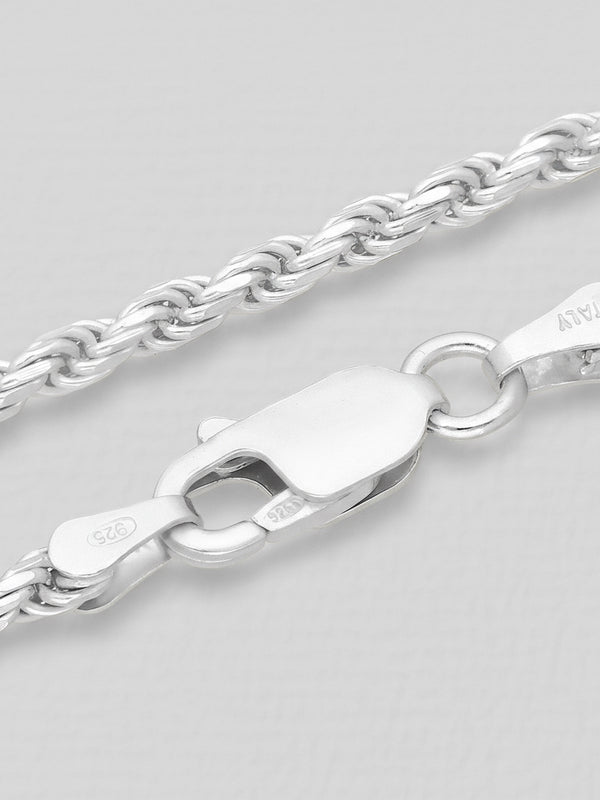 Sterling Silver Rope Chain