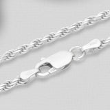 Sterling Silver Rope Chain