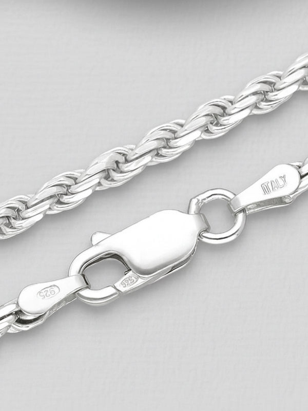 Sterling Silver Rope Chain