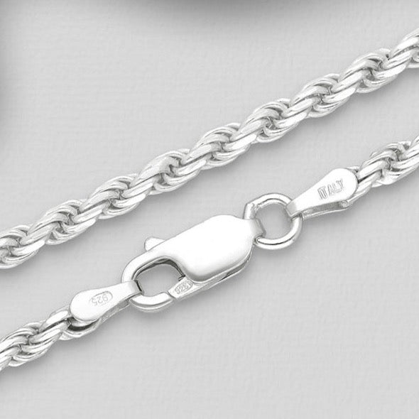 Sterling Silver Rope Chain
