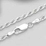 Sterling Silver Rope Chain