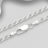 Sterling Silver Rope Chain