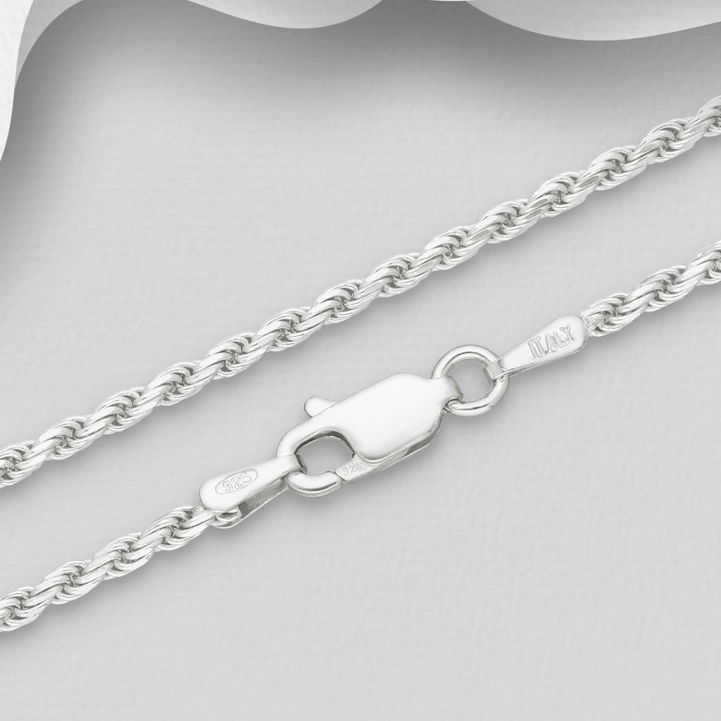 Sterling Silver Rope Chain