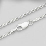 Sterling Silver Rope Chain