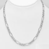 Sterling Silver Figaro Chain