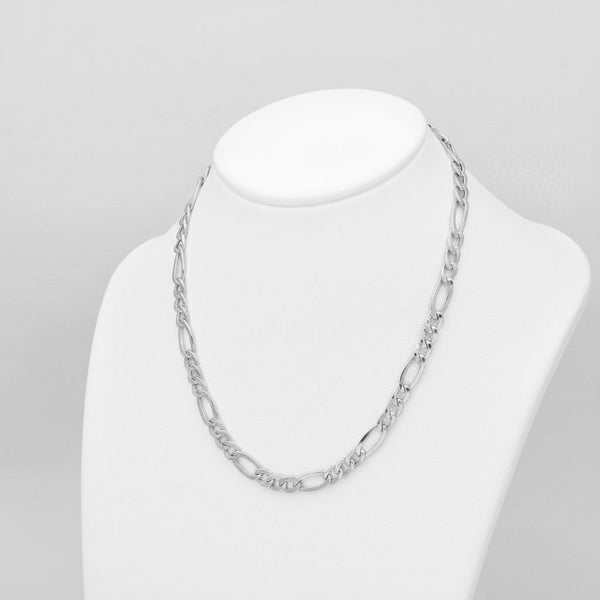 Sterling Silver Figaro Chain
