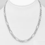 Sterling Silver Figaro Chain