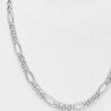 Sterling Silver Figaro Chain