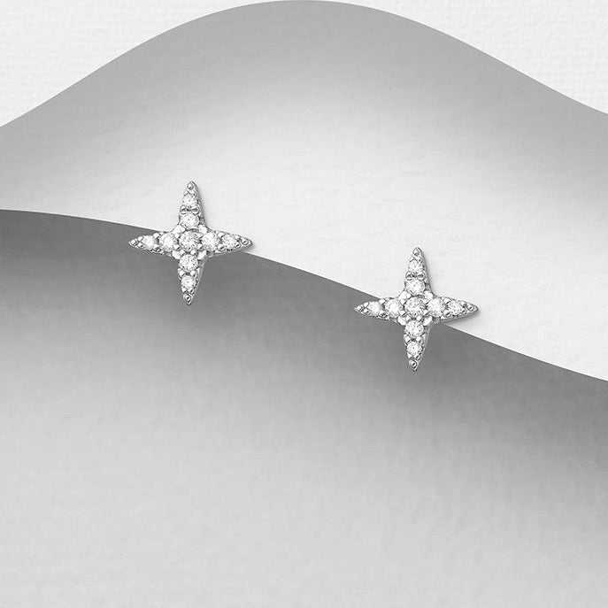 Sparkling Star Earrings