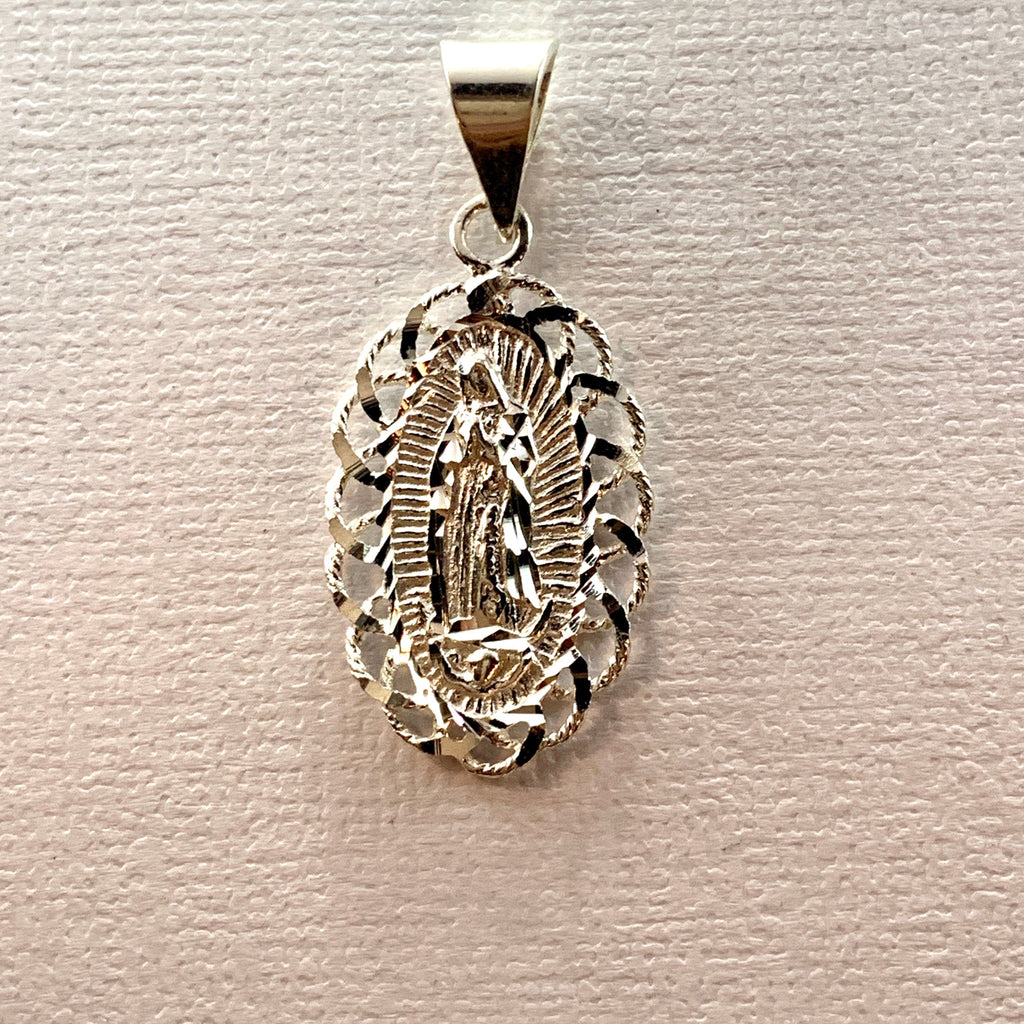 Sparkling Virgin Mary Pendant