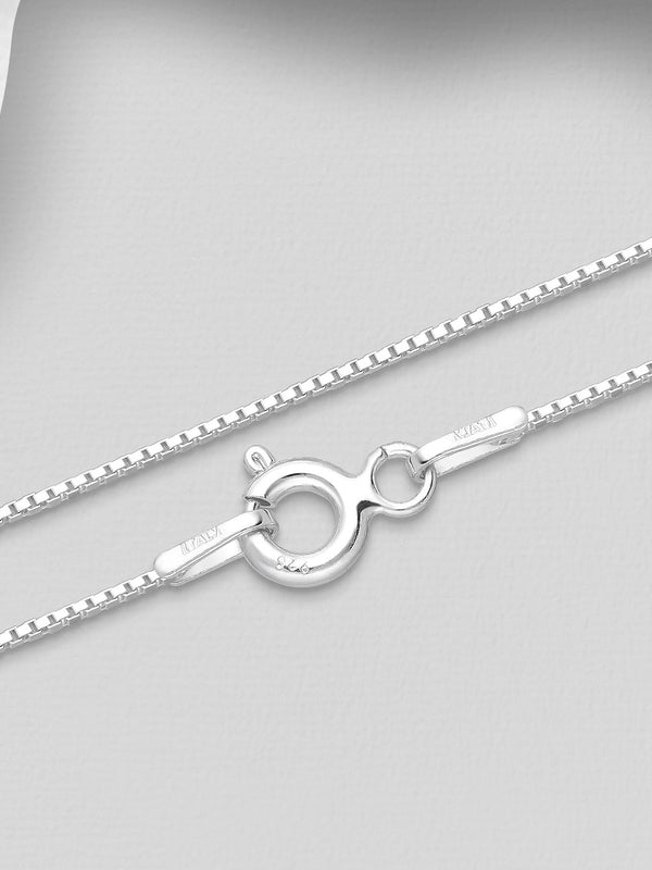 Sterling Silver Hamsa Pendant Necklace