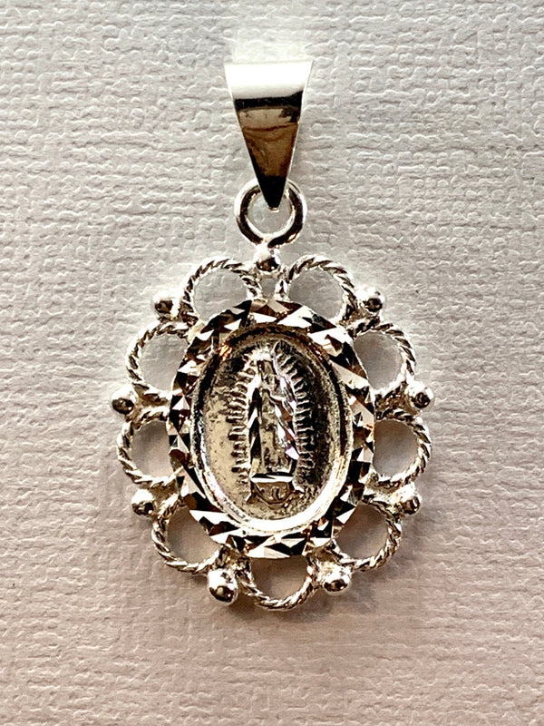 Sparkling Virgin Mary Pendant