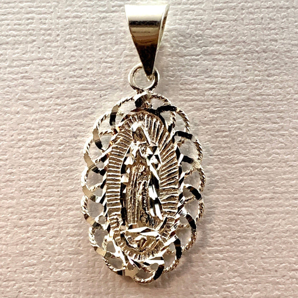 Sparkling Virgin Mary Pendant