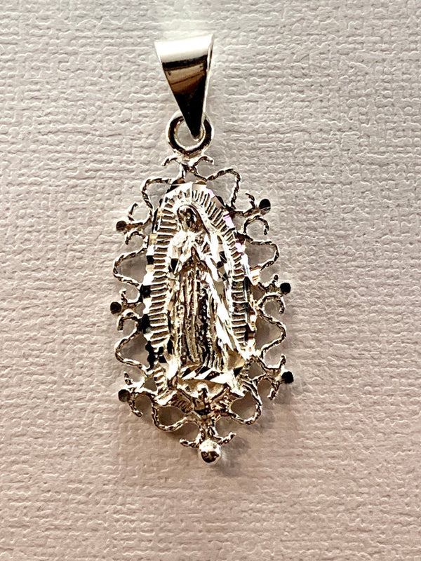 Sparkling Virgin Mary Pendant