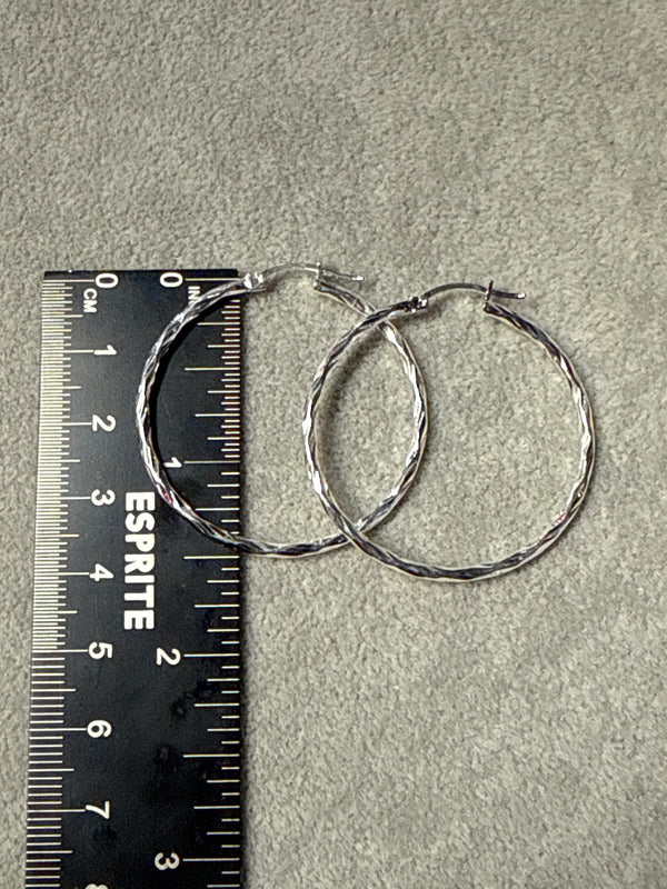 Sterling Silver Hoop Earrings