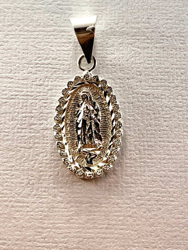 Sparkling Virgin Mary Pendant