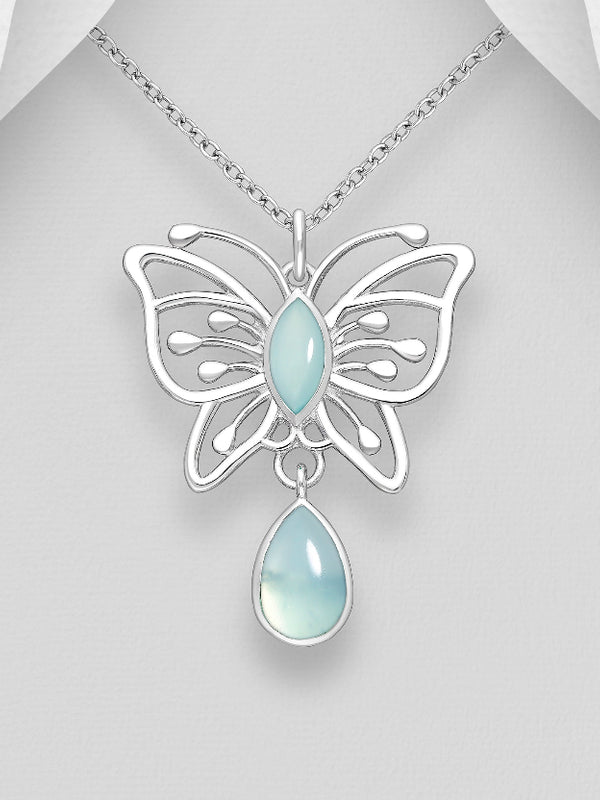 Sterling Silver Butterfly Necklace