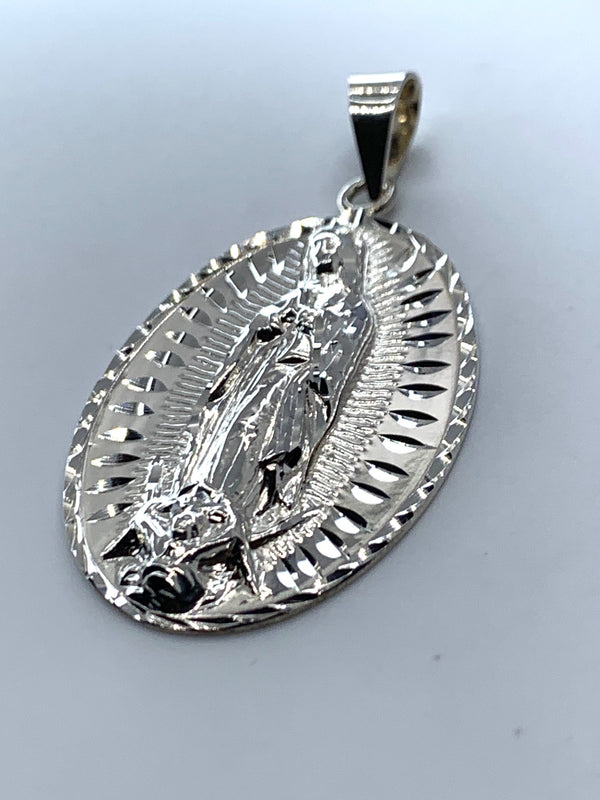 Sparkling Virgin Mary Pendant