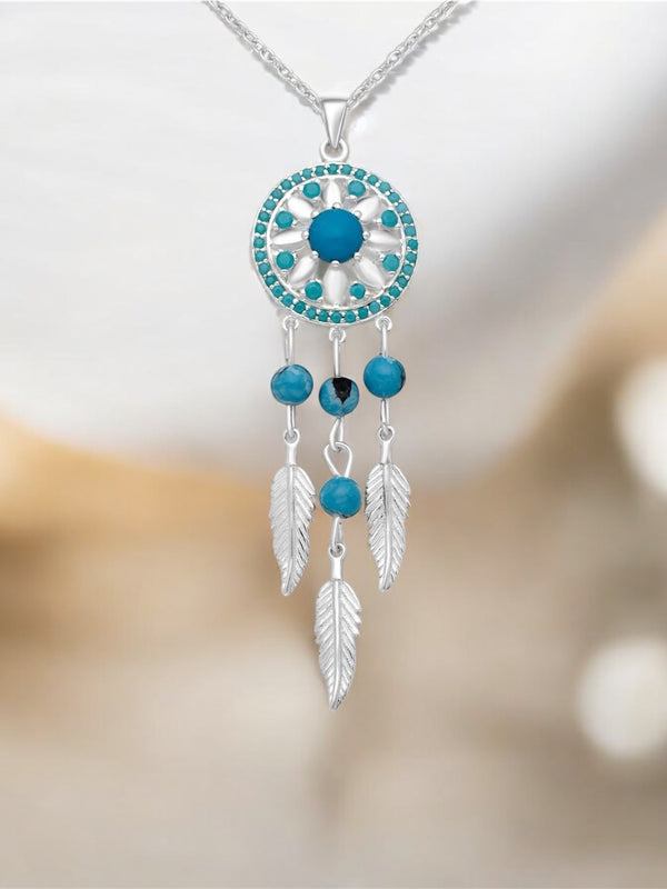 Spiritual Dreamcatcher Pendant Necklace
