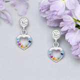 Colorful Heart Earrings