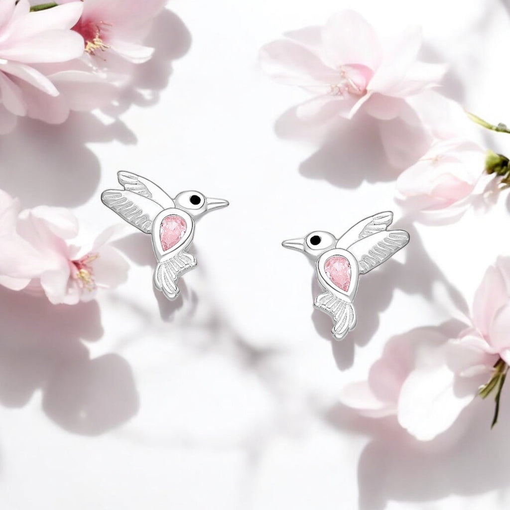 Silver Bird Earrings