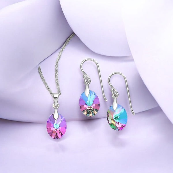 Fine Austrian Crystals Jewelry Set