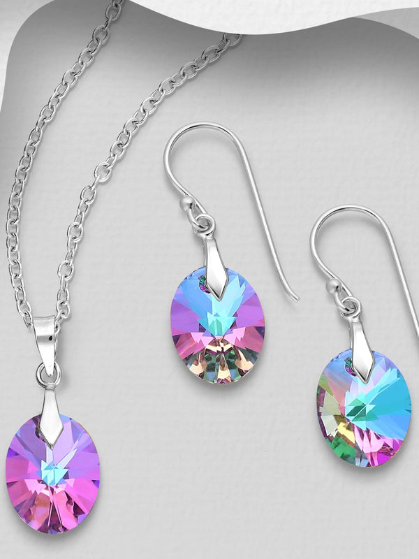 Fine Austrian Crystals Jewelry Set