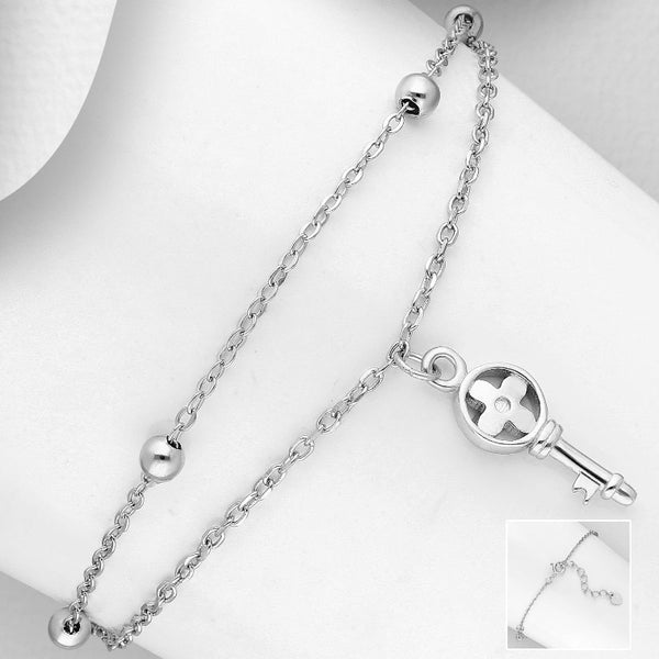 Sterling Silver Key Bracelet