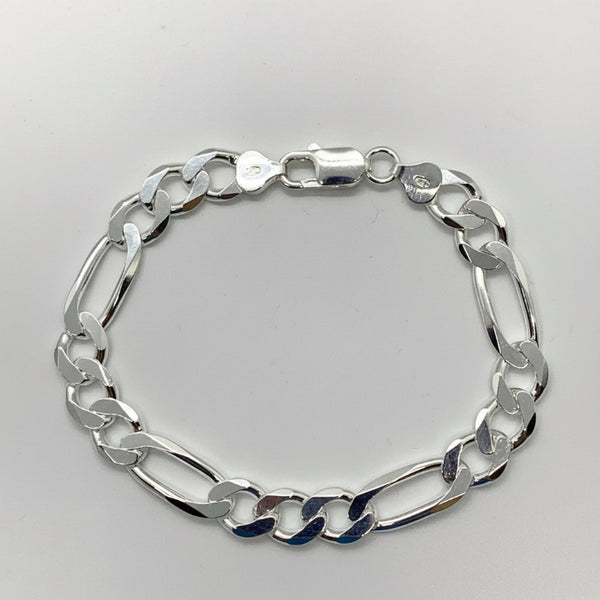 Sterling Silver Figaro Bracelet