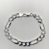 Sterling Silver Figaro Bracelet