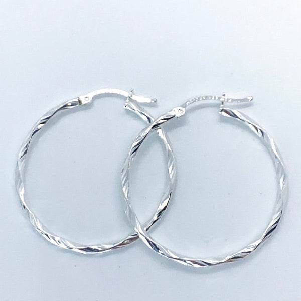 Sterling Silver Hoop Earrings