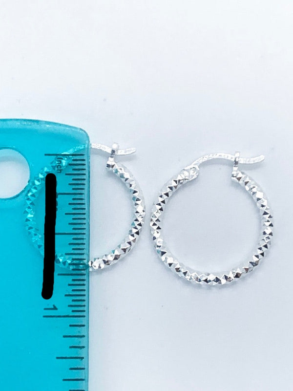Sterling Silver Hoop Earrings