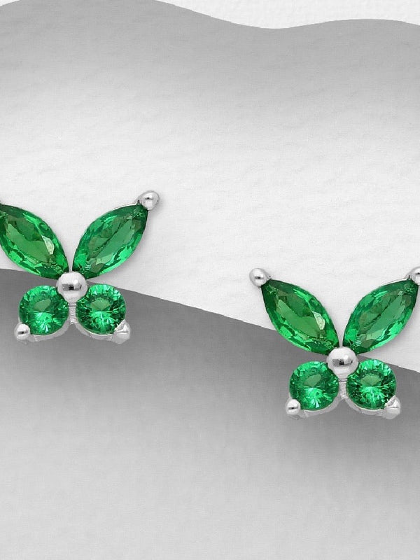Sparkle Butterfly Earrings