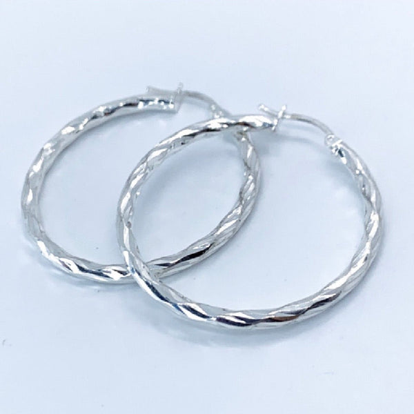 Sterling Silver Hoop Earrings