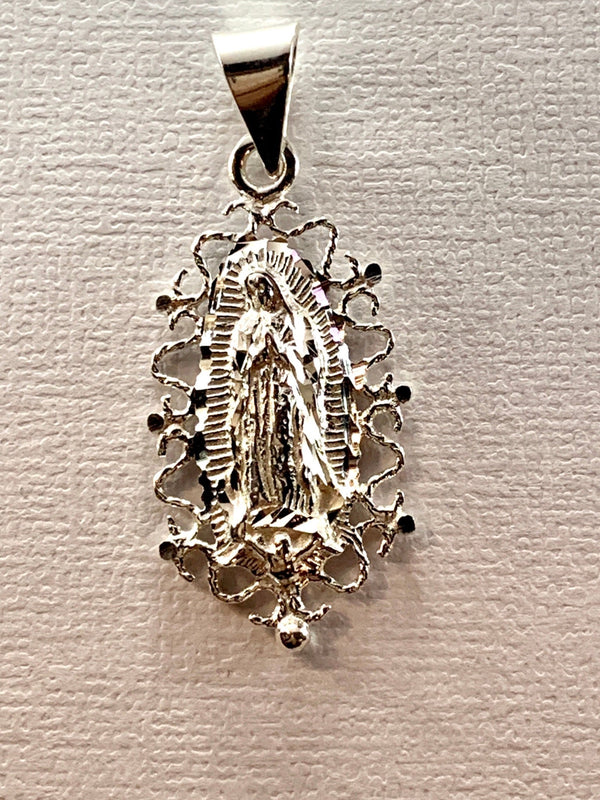 Sparkling Virgin Mary Pendant