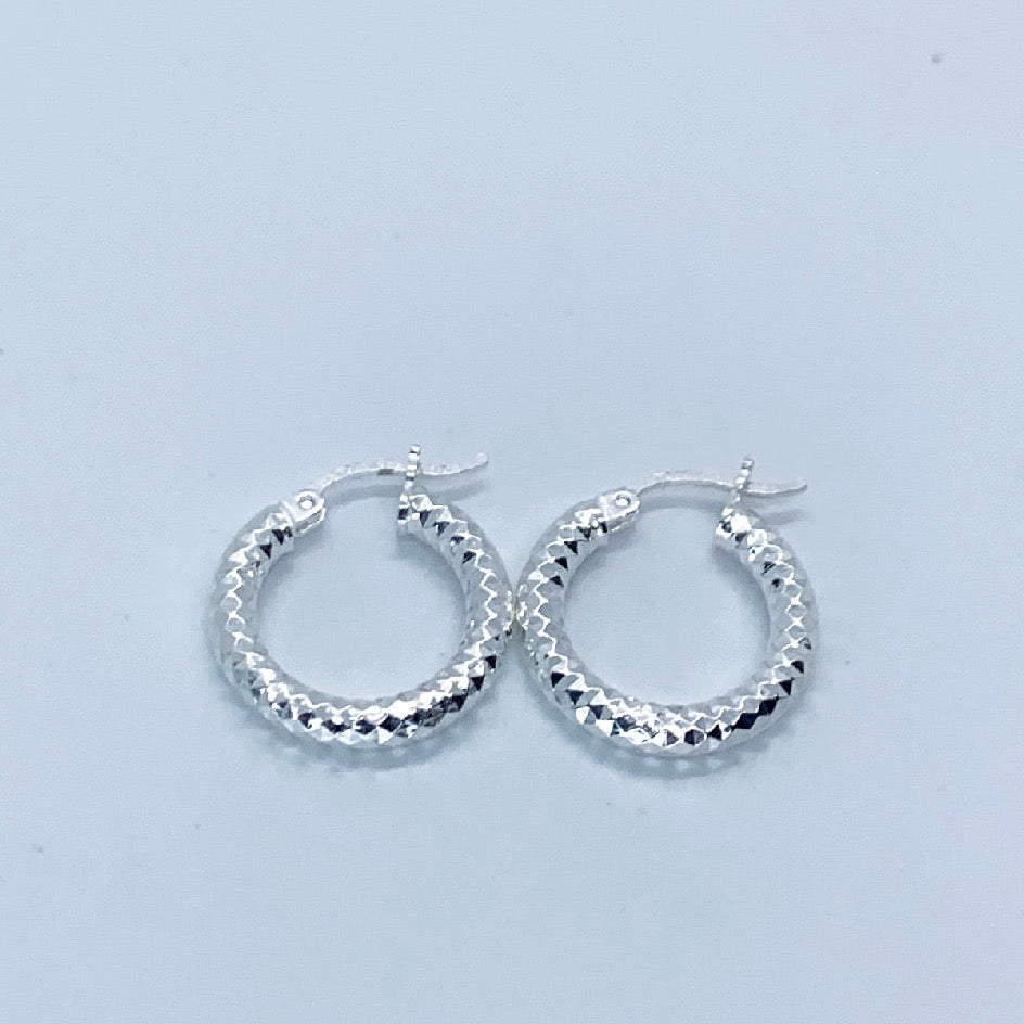 Sterling Silver Hoop Earrings
