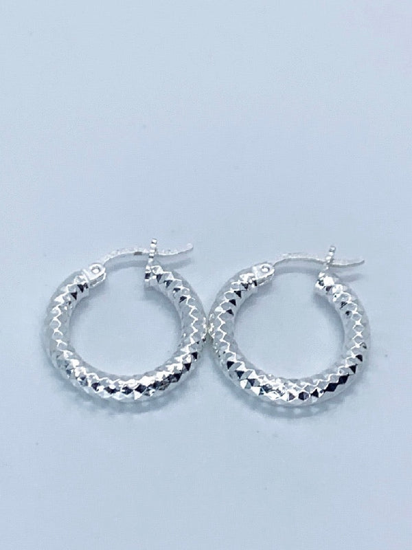 Sterling Silver Hoop Earrings