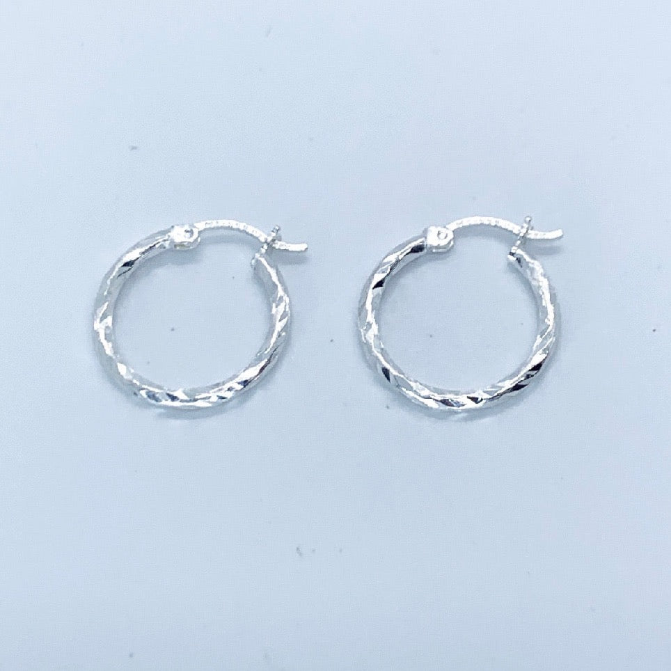 Sterling Silver Hoop Earrings