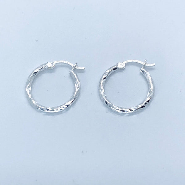 Sterling Silver Hoop Earrings