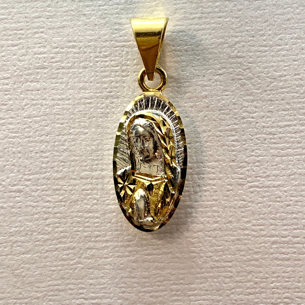 Radiant Virgin Mary & St. Jude Pendant