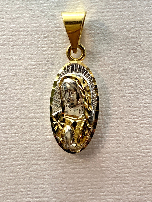 Radiant Virgin Mary & St. Jude Pendant
