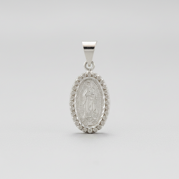 Sparkling Virgin Mary Pendant