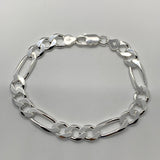 Sterling Silver Figaro Bracelet