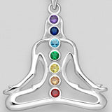Sterling Silver Chakra Pendant Necklace