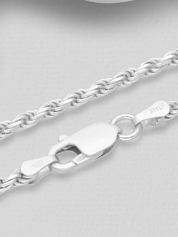 Sterling Silver Rope Chain
