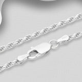 Sterling Silver Rope Chain
